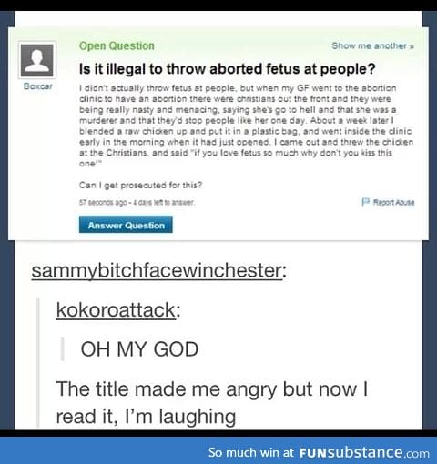 Throwing dead babies