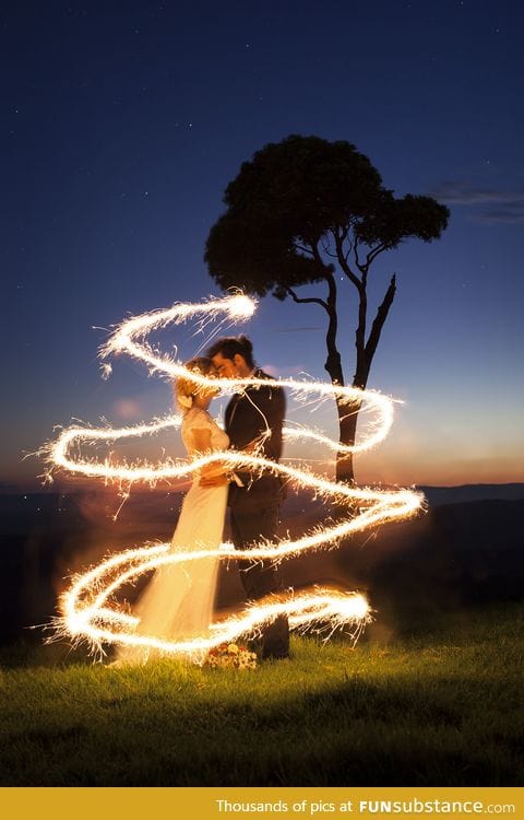 Spectacular wedding pic