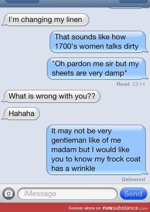 1700's dirty talk