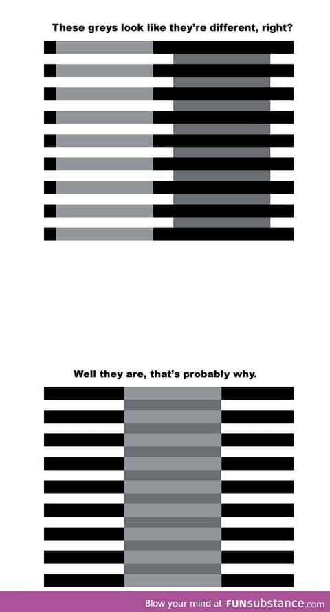 Amazing optical trick