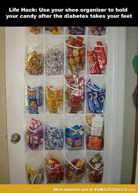 What a creative way to repurpose a shoe rack!