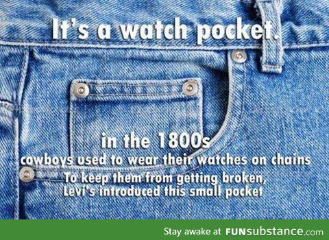The watch pocket