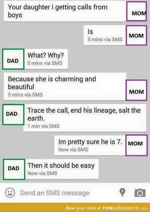 Over protective dad