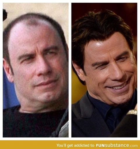 Travolta killin the wig game