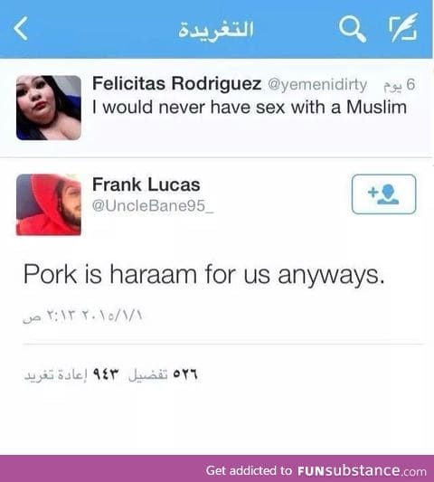 That was a haraam burn