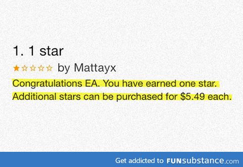 Congratulations EA