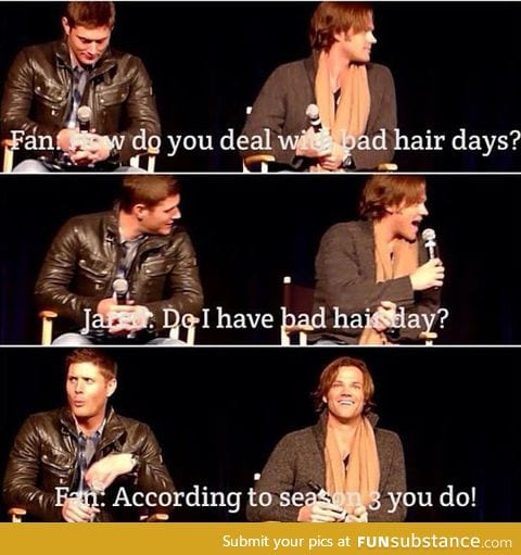 Someone give Jared some aloe for that burn