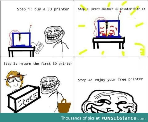 Free 3D printer!