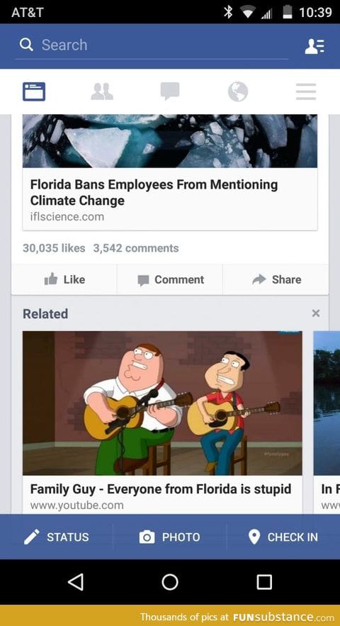 Touché, facebook
