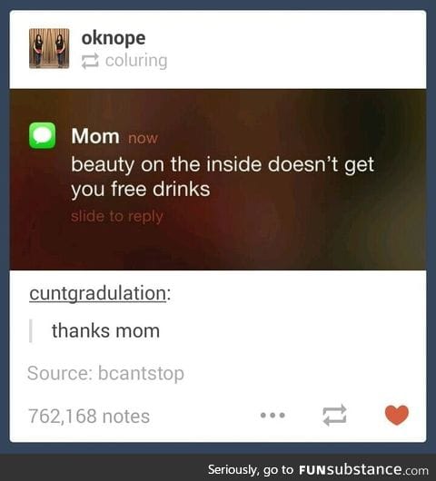 Thanks mom