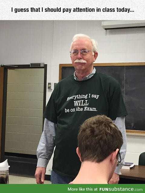 He's Not Messing Around