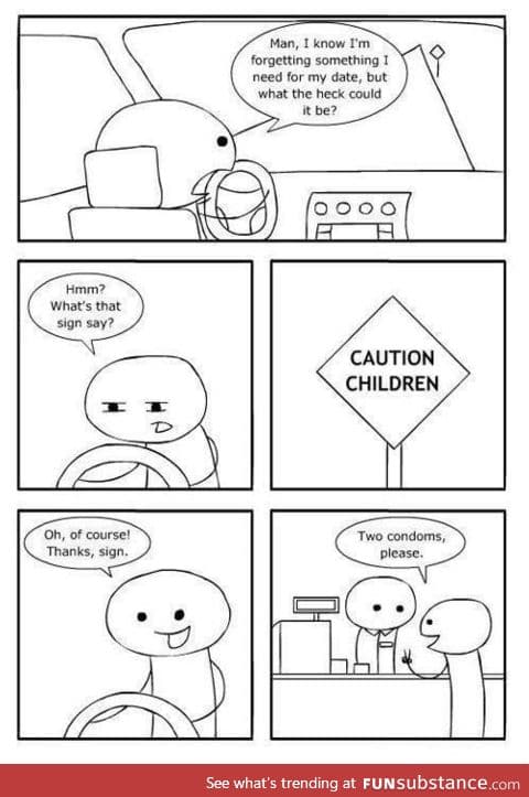 Signs to the rescue once more