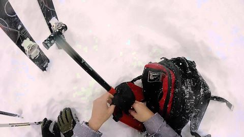 This Guy Saves His Friend's Life From An Avalanche With Incredible Luck