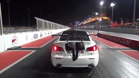 Omg this car literally flies off the track in a drag race