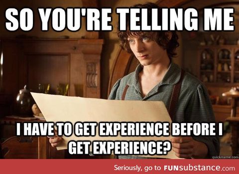 When I'm looking for another job