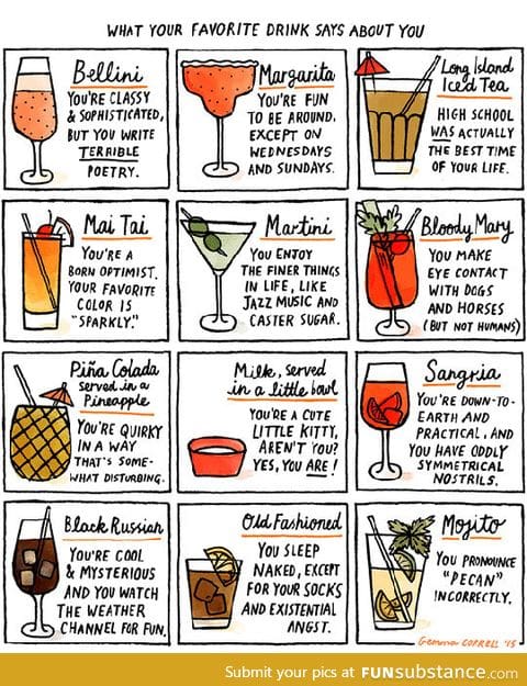 Choose your drink wisely