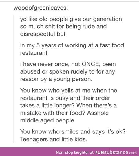 Not always, but mostly true
