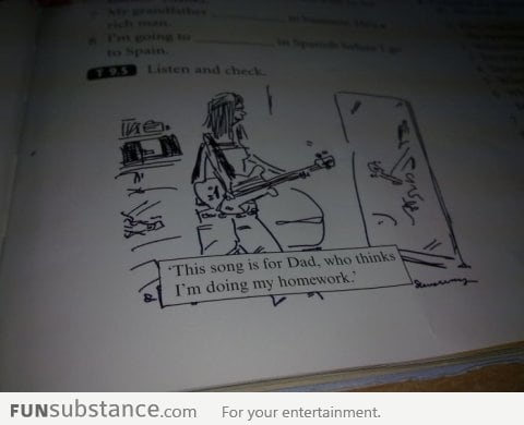Something that was on my English book