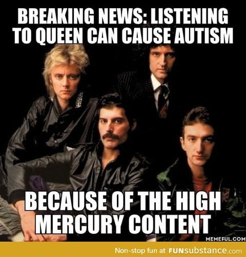 Queen's music linked to autism