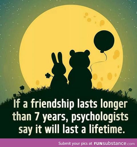 How many lifetime friends do you have?