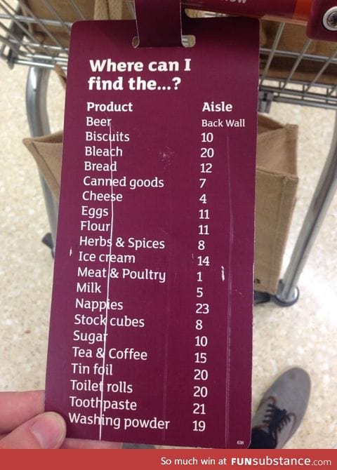 I wish all supermarkets did this