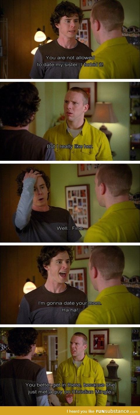 The middle