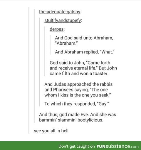 Oh God...