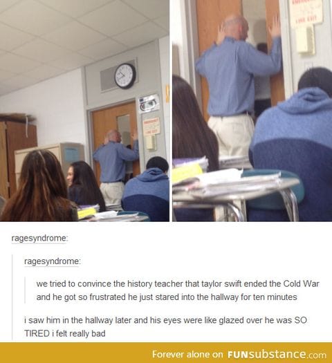 I guess he couldn't... Shake it off