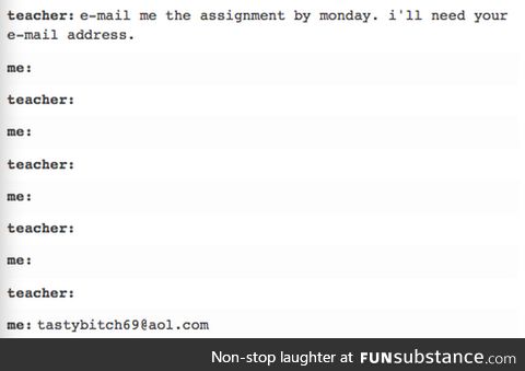 That awkward moment when...