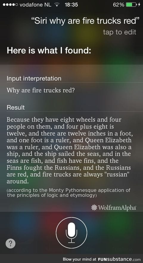 Wait what Siri?