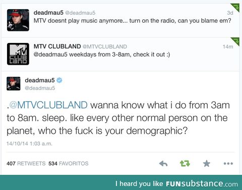 Not a big deadmau5 fan but god damned