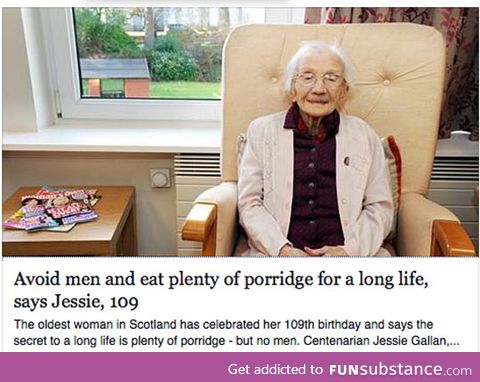 Never skip your porridge