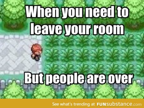 Having people visit