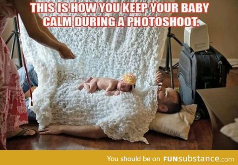 Comfy Baby, uncomfy dad