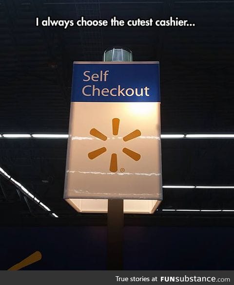 The cutest cashier