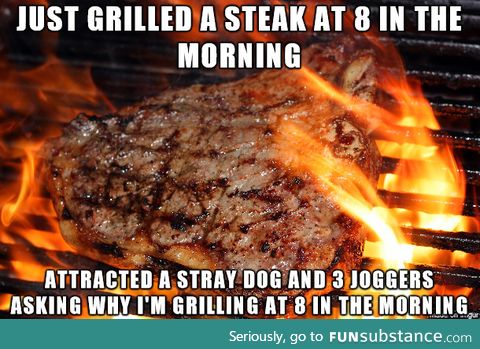 Just let me grill in peace please