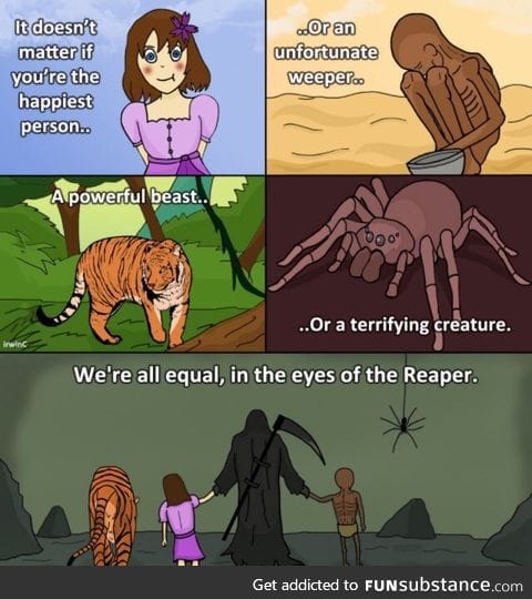 An equal end