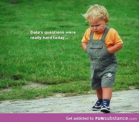 Life is though for a two-year-old