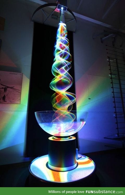 Kinetic light sculptures