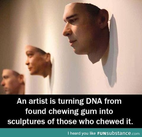 Artist Heather Dewey buildt software that models faces using DNA data