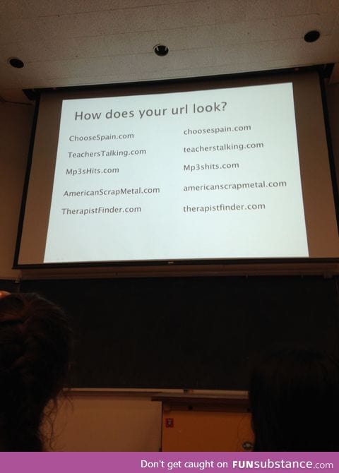 My professor gets the internet