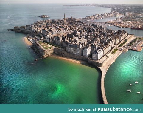 The pirate haven of St.Malo in France