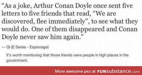 Arthur conan doyle