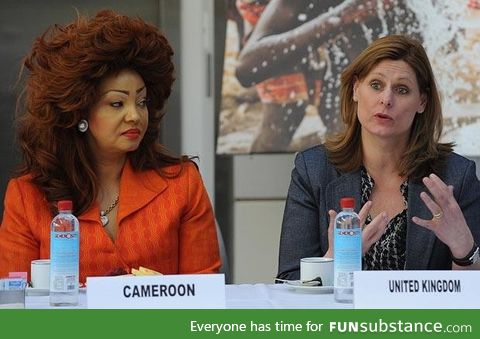 The First Lady of Cameroon has achieved super saiyan