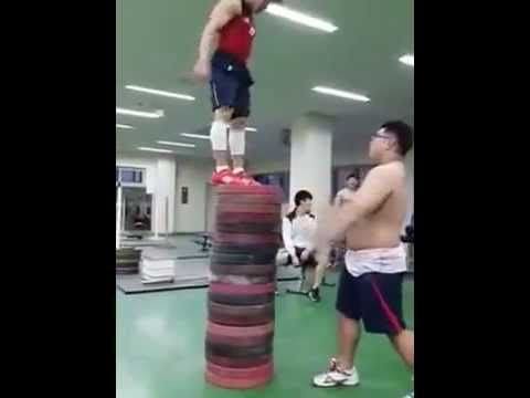 These asian guys can really jump