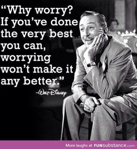 Why worry??