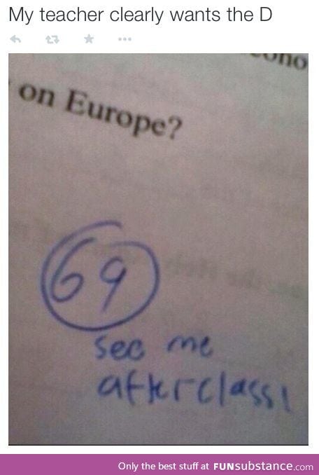 Teacher be givin hints