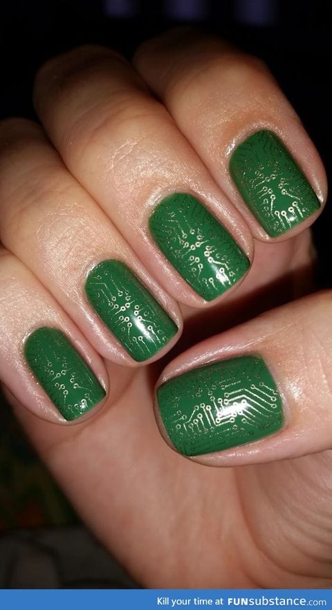 Circuit board nails