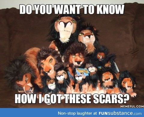 Do you want to know how I got these scars?