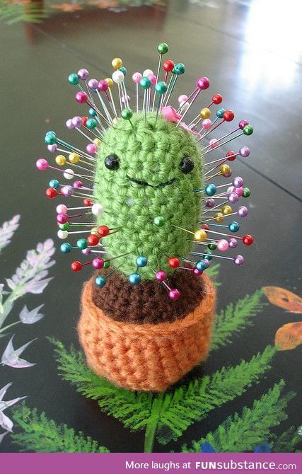 Crochet cactus